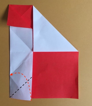 ハートの箸袋の折り方9